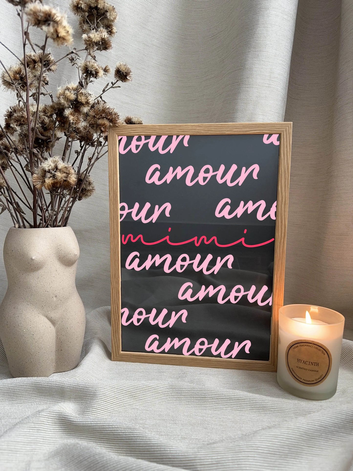 Cadre "Amour" personnalisable